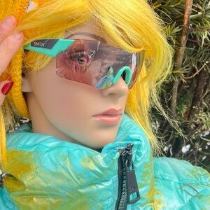 SMITH Ski Sport Sunglasses - Aqua and Black